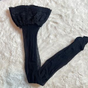 Victoria’s Secret lace band thigh highs